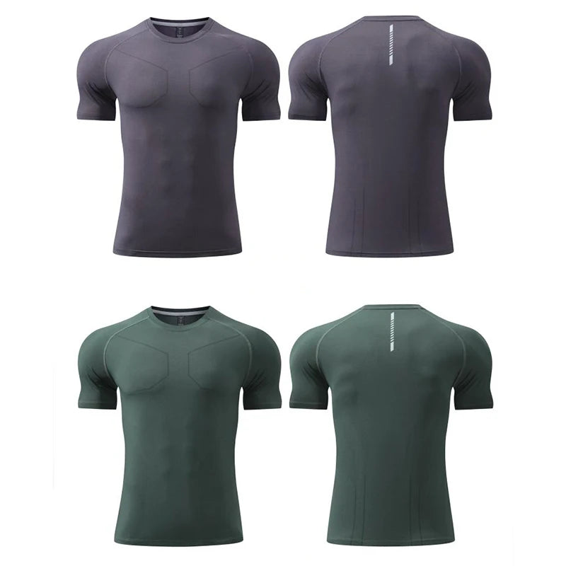 Running Gym Men Shirt Short Sleeve