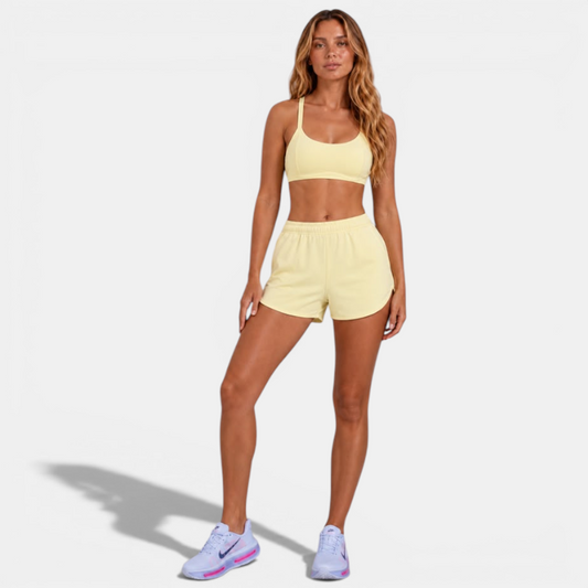 Soft Stretch Sports Bra & Shorts Set