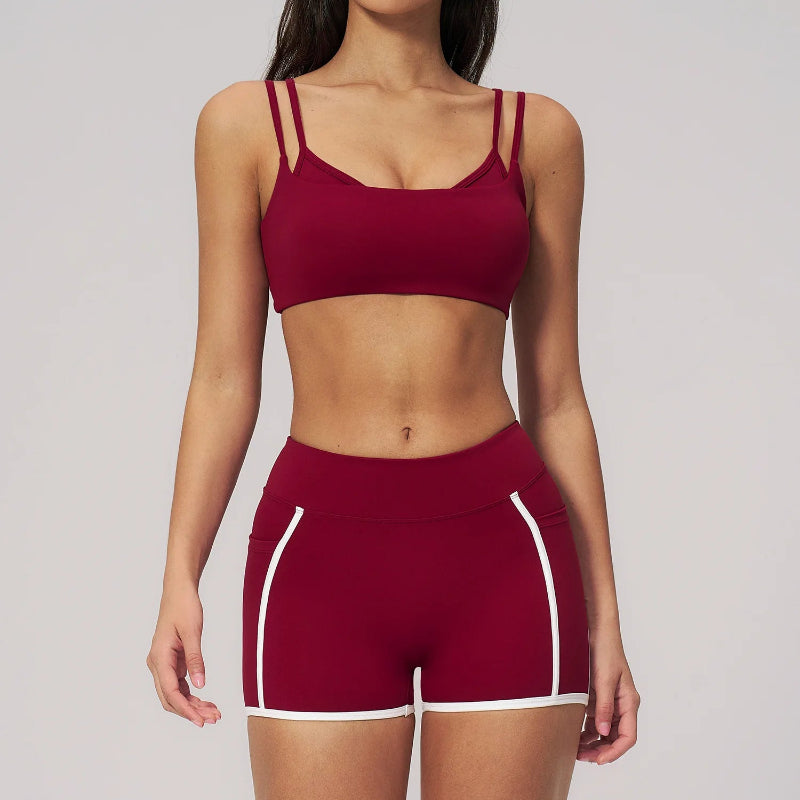 2PCS Yoga Suit Women Gym