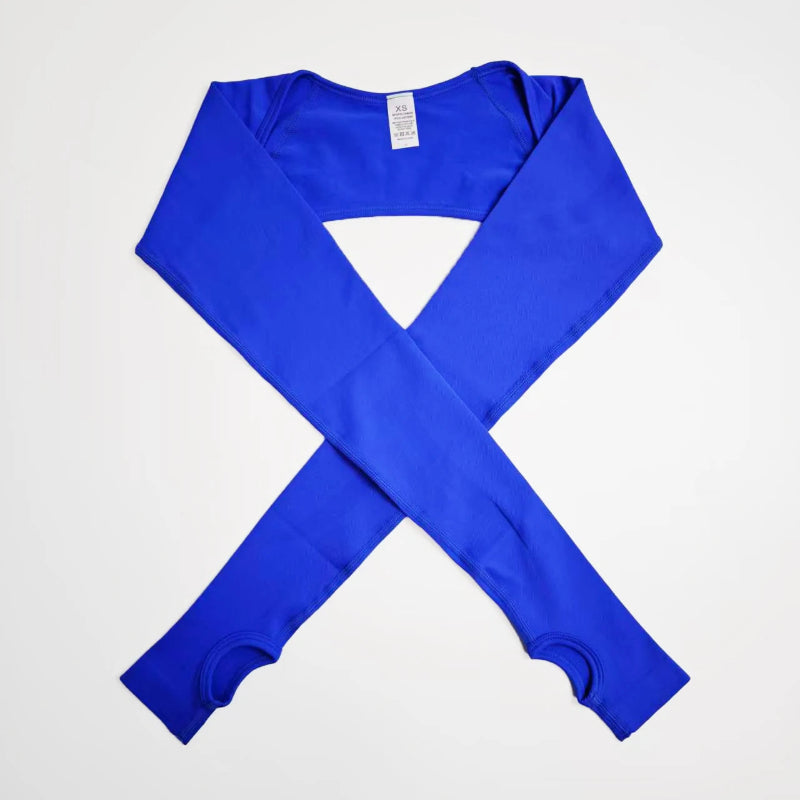 Shrug Long Sleeve Gym Top