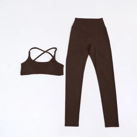 Crossback Sports Bra & Leggings Set