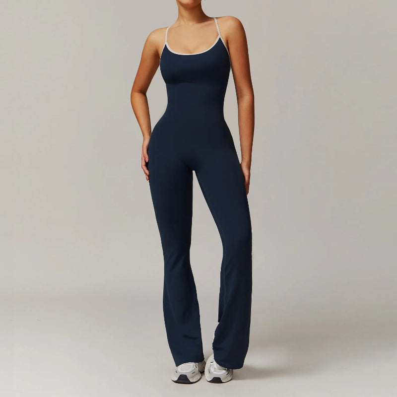 Yoga Set V Jumpsuit Gym Set