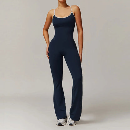 Yoga Set V Jumpsuit Gym Set