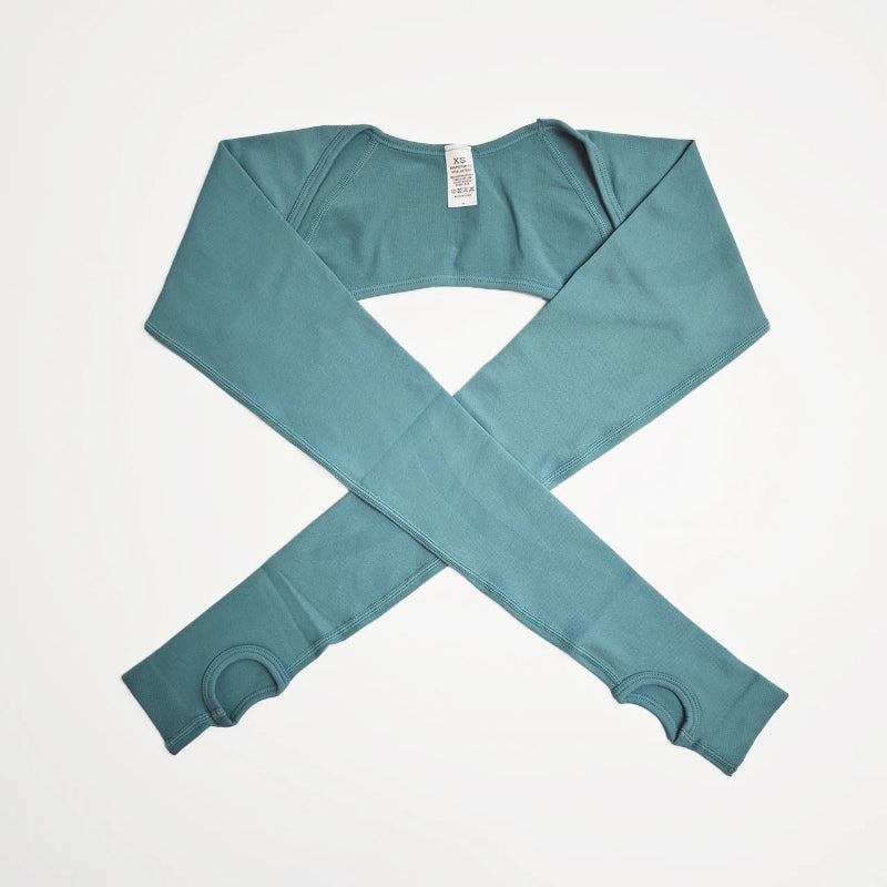 Shrug Long Sleeve Gym Top