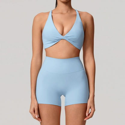 Summer Yoga Set 2Pcs Women Fitness