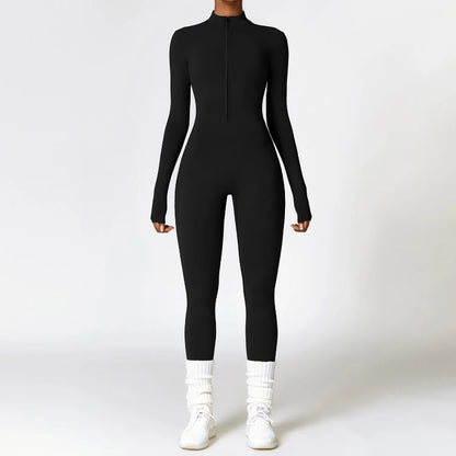 Zip Front Training Jumpsuit