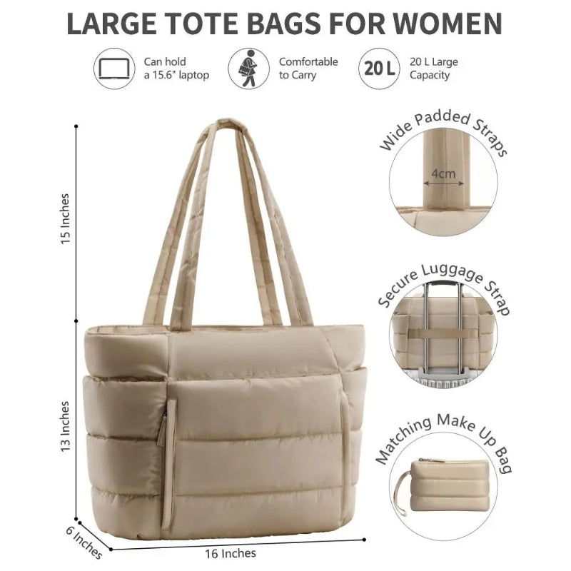 Large Capacity Tote Bag for Women
