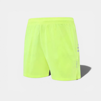 Reflective Split-Hem Run Shorts