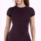 Short Sleeve Top Women GYM Clothes Seamless