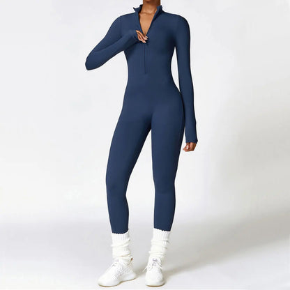 Zip Front Training Jumpsuit
