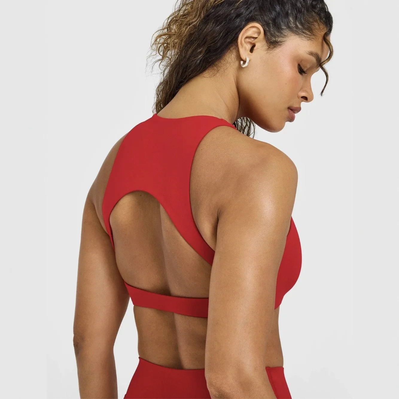 Softmotion High Neck Sports Bra Push-up High Suport Gym