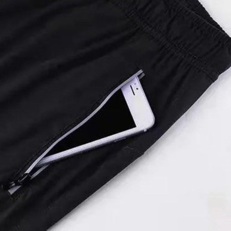 Tapered Zip Run Pants