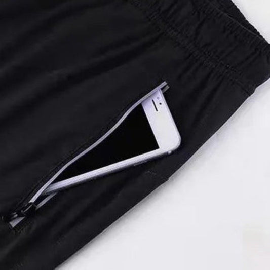 Tapered Zip Run Pants