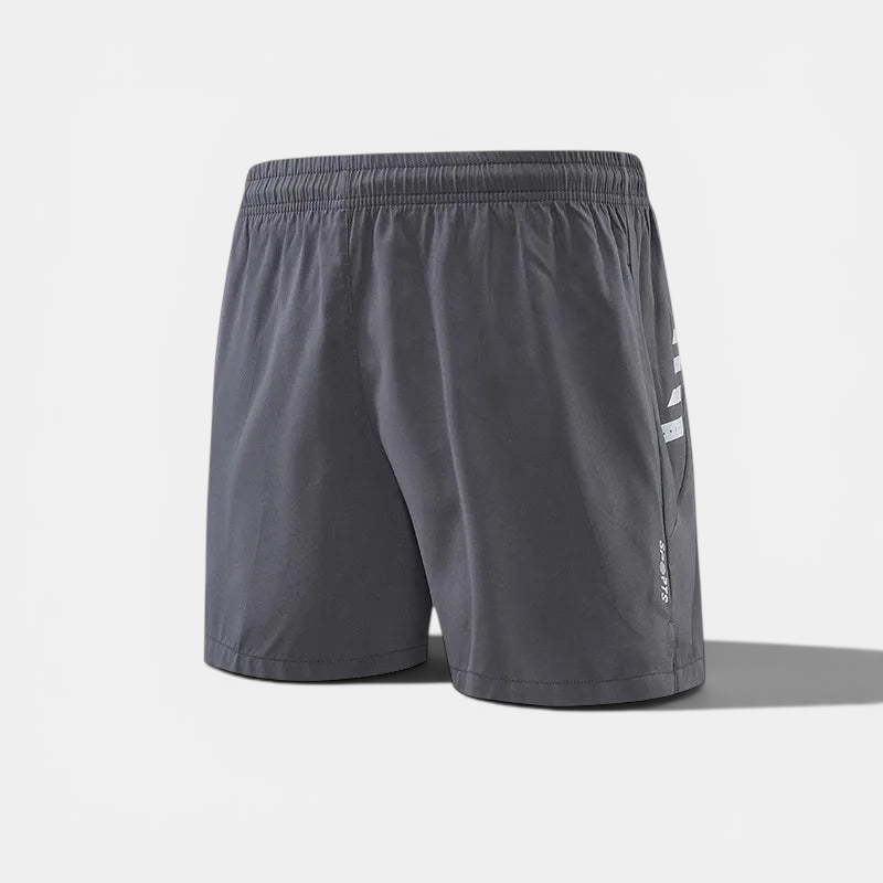 Men Sports Quick Drying Breathable Ice Silk Running Shorts Thin Style Fitness Student Training Track Field Three-Point Pants