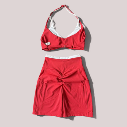 Gathering Yoga Vest Training Fitness Tight Bra Sets