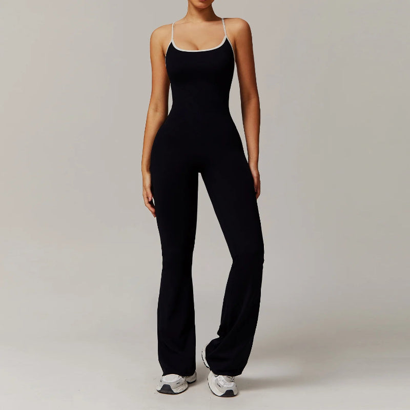 Yoga Set V Jumpsuit Gym Set
