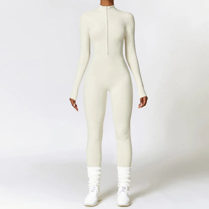 Zip Front Training Jumpsuit