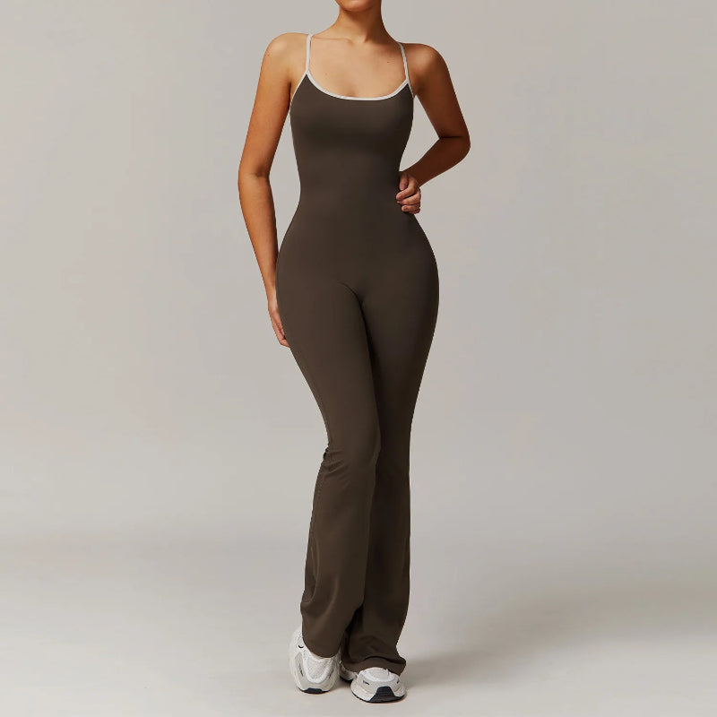 Yoga Set V Jumpsuit Gym Set