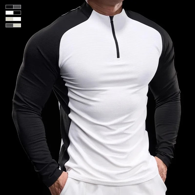 Men Running Sportswear Gym Fitness Top