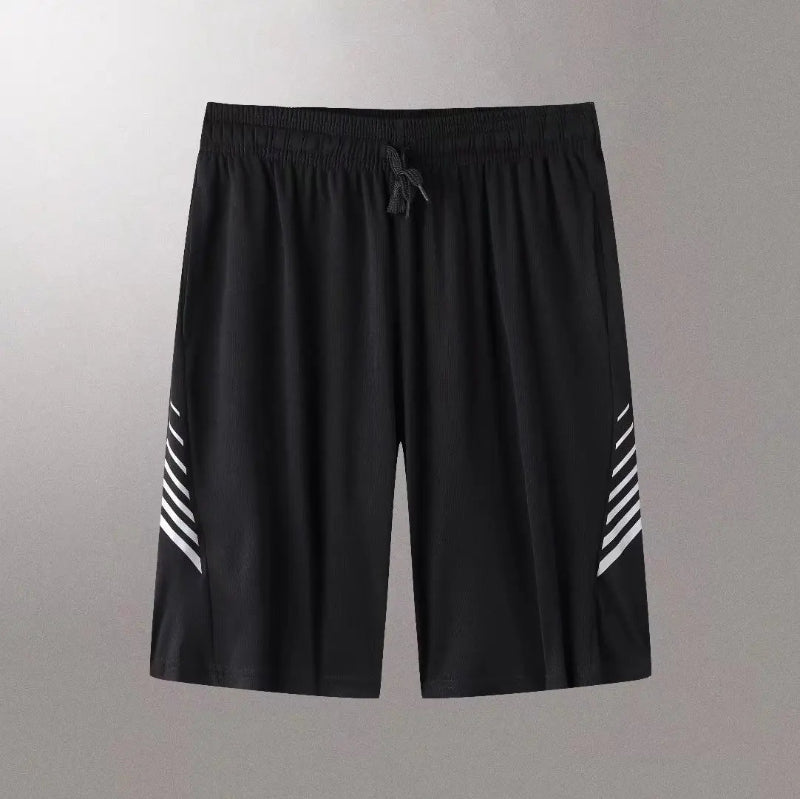 Mens Fitness Black Running Shorts