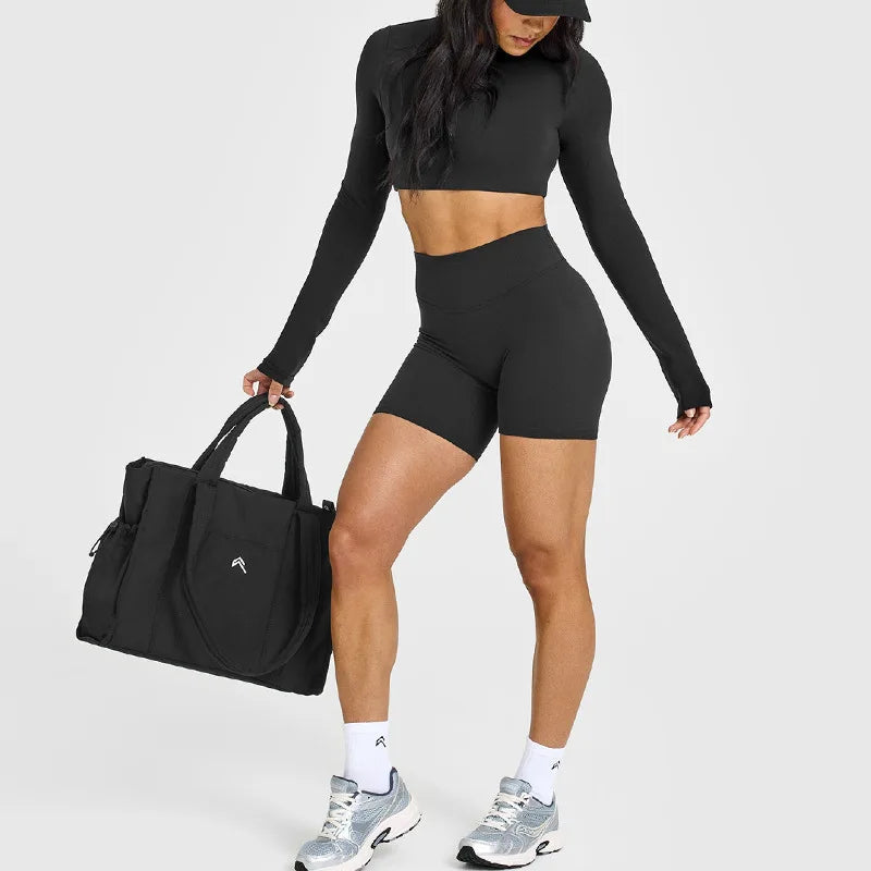 Yoga Top With Built-in Bra Long-sleeve