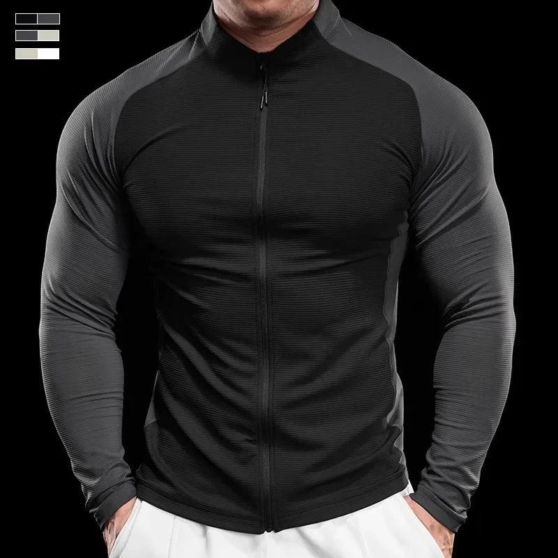 Men Running Sportswear Gym Fitness Top