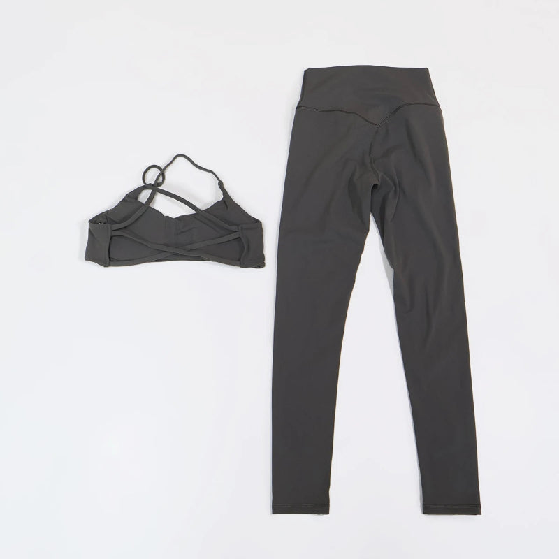Crossback Sports Bra & Leggings Set