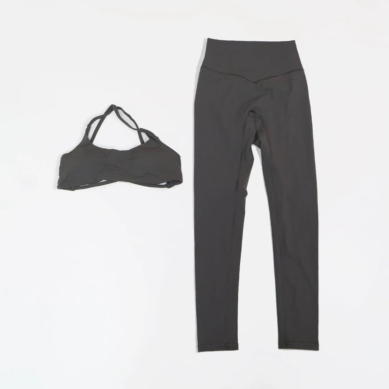 Crossback Sports Bra & Leggings Set
