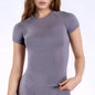 Short Sleeve Top Women GYM Clothes Seamless