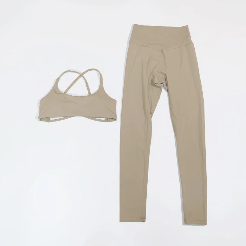 Crossback Sports Bra & Leggings Set