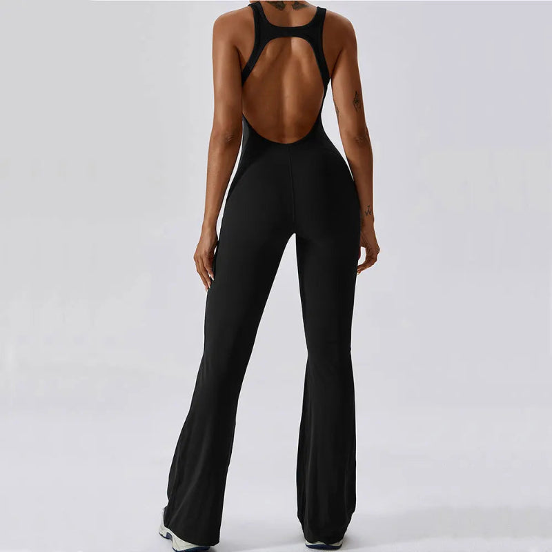 Solid Yoga Jumpsuit  Women Sportwear