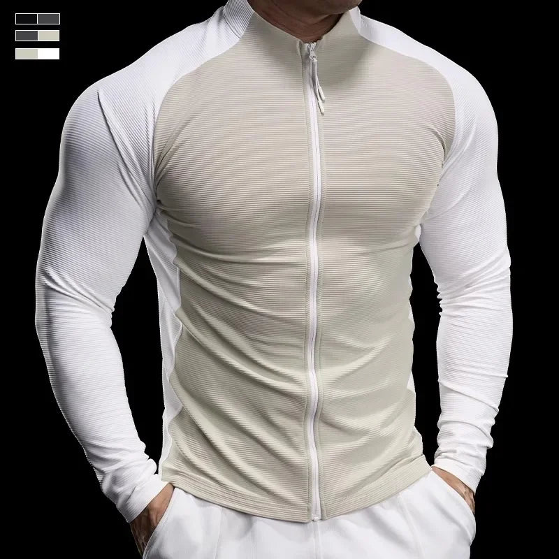 Men Running Sportswear Gym Fitness Top