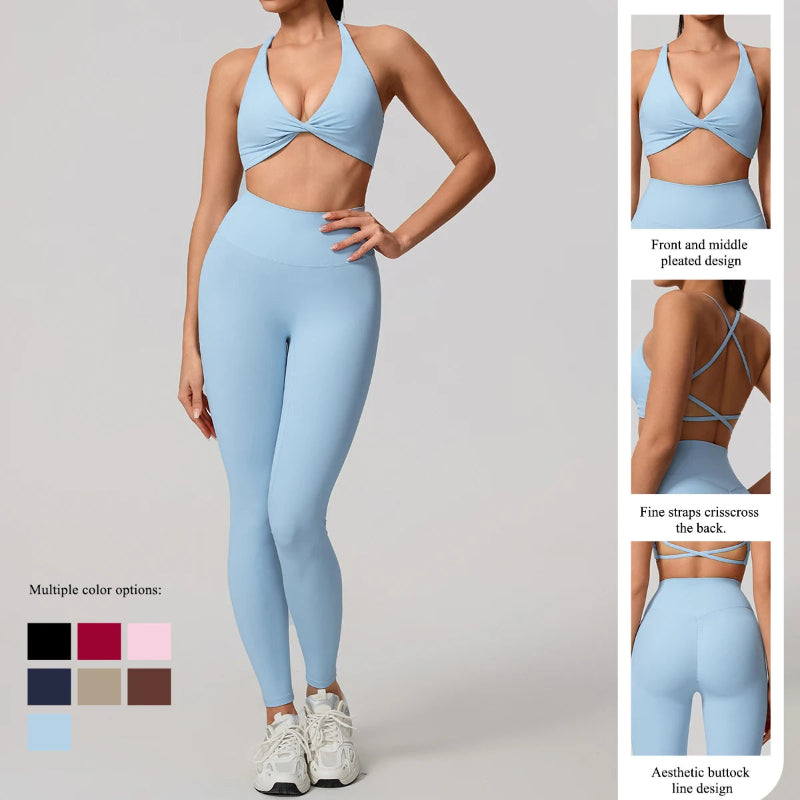 Set 2Pcs Women Gym Sportswear
