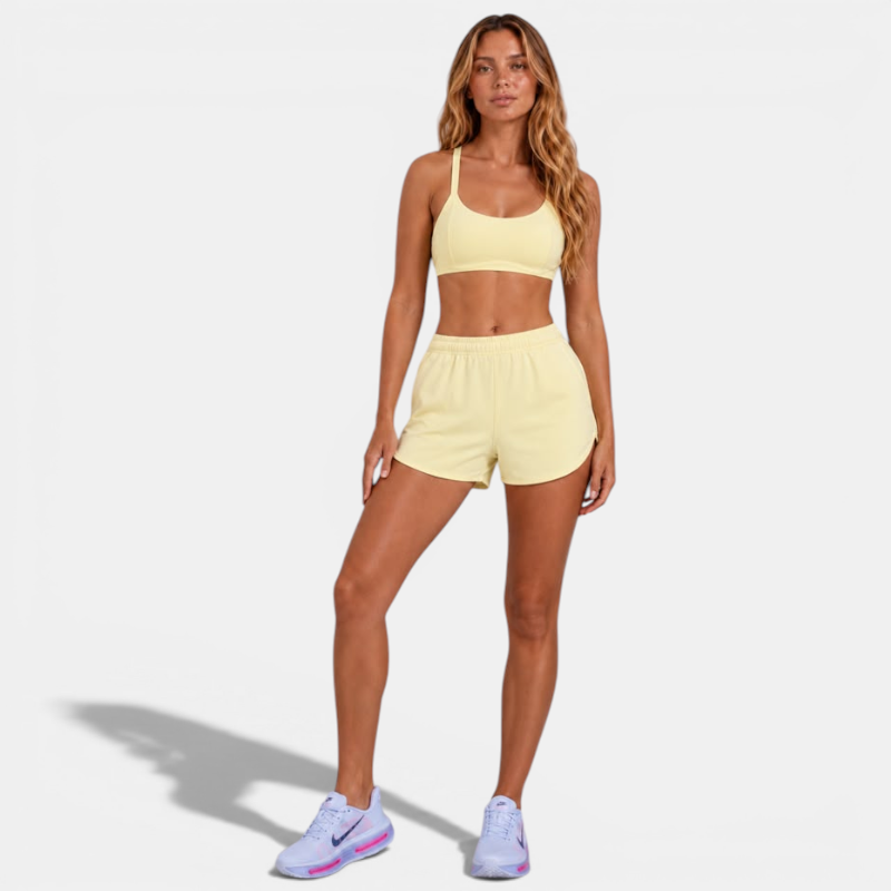 Soft Stretch Sports Bra & Shorts Set