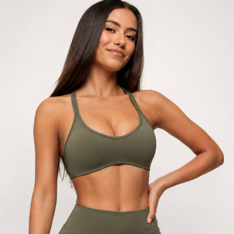 Cross-Back Sports Bra