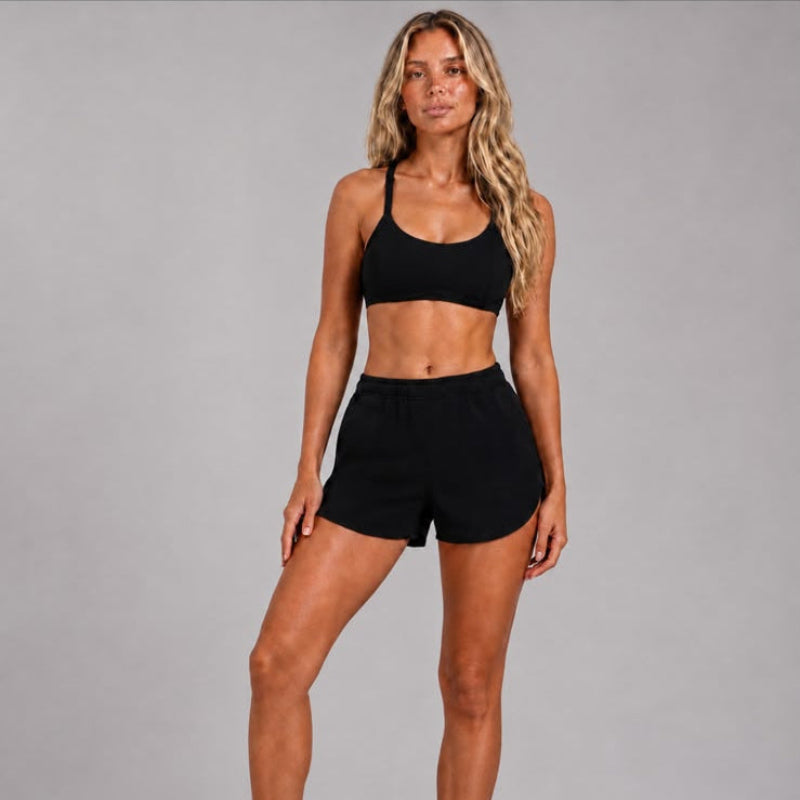 Soft Stretch Sports Bra & Shorts Set