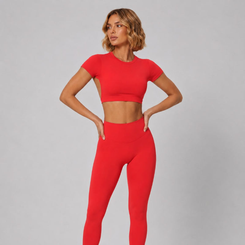Sport Crop Tops Women Gym Top