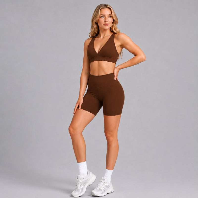 Yoga Set 2PCS Sports Suits Fitness