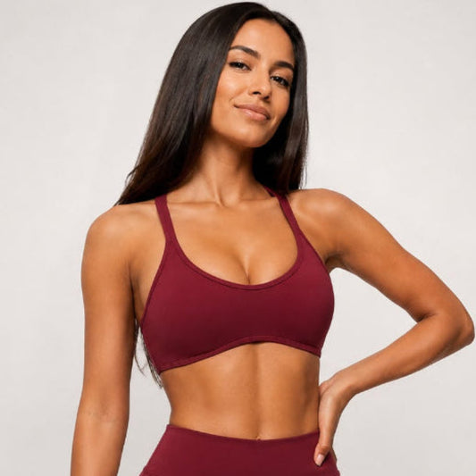 Cross-Back Sports Bra