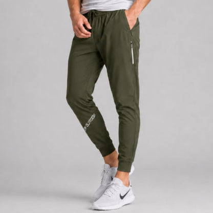 Tapered Zip Run Pants
