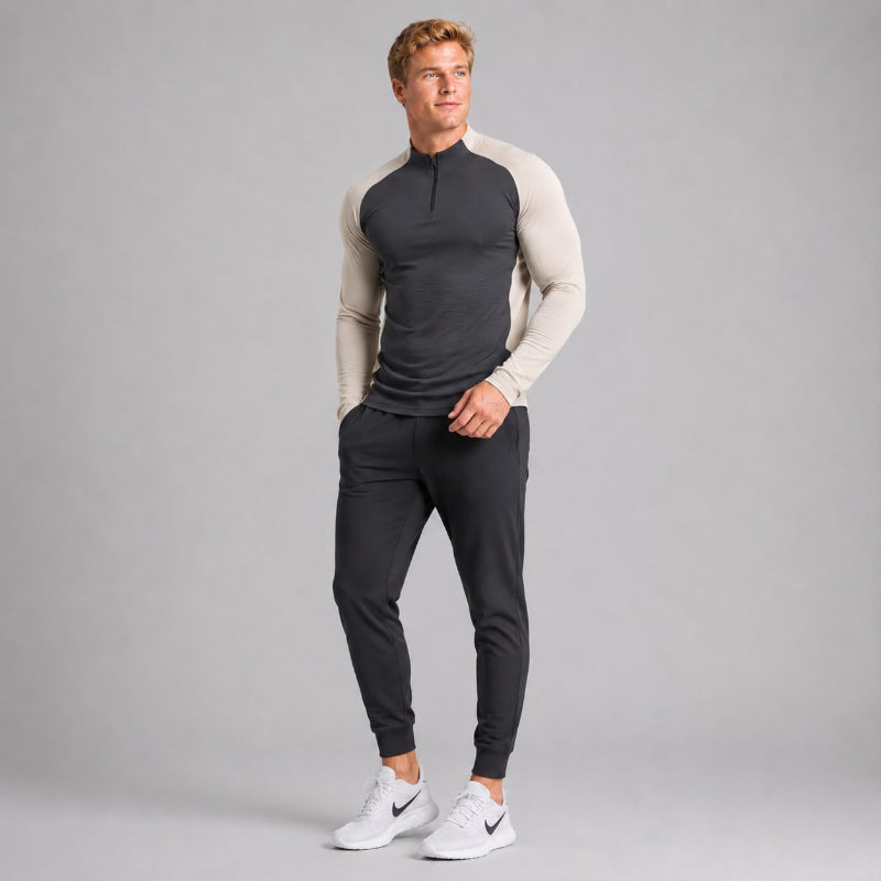 Men Running Sportswear Gym Fitness Top