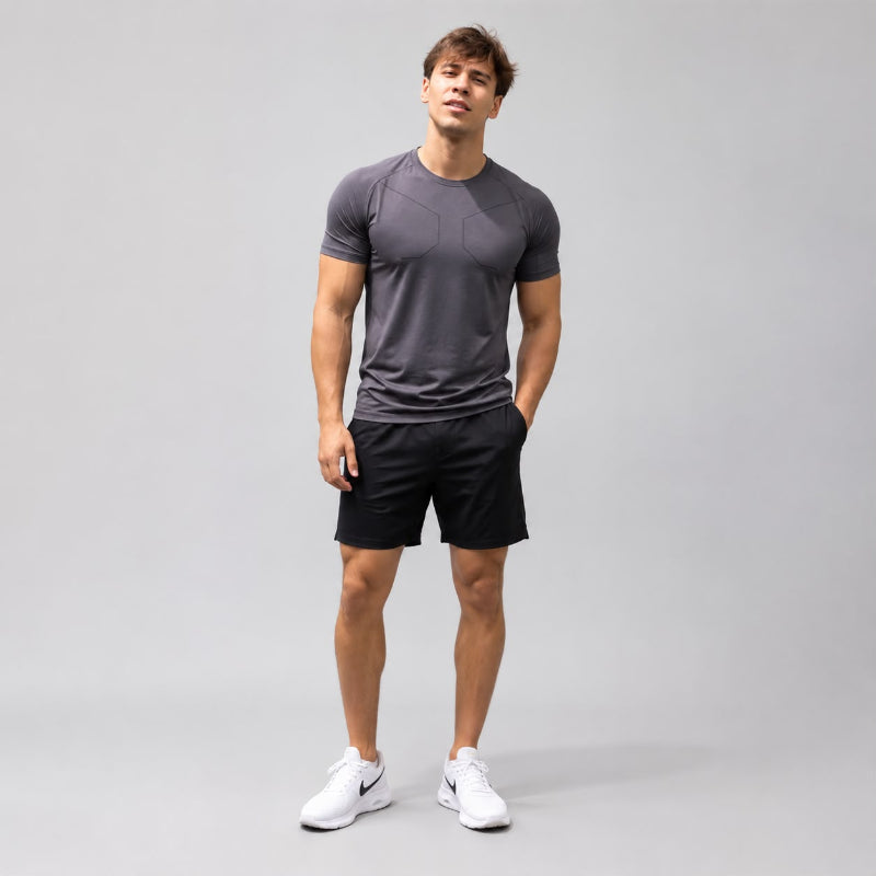 Running Gym Men Shirt Short Sleeve