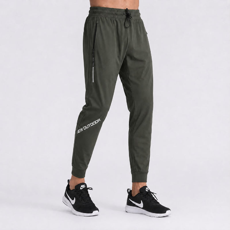 Tapered Zip Run Pants