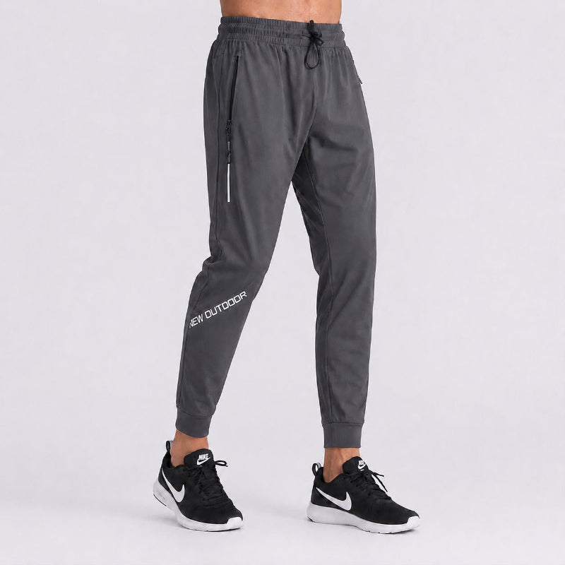 Tapered Zip Run Pants