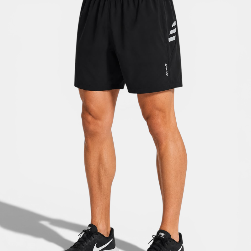 Men Sports Quick Drying Breathable Ice Silk Running Shorts Thin Style Fitness Student Training Track Field Three-Point Pants