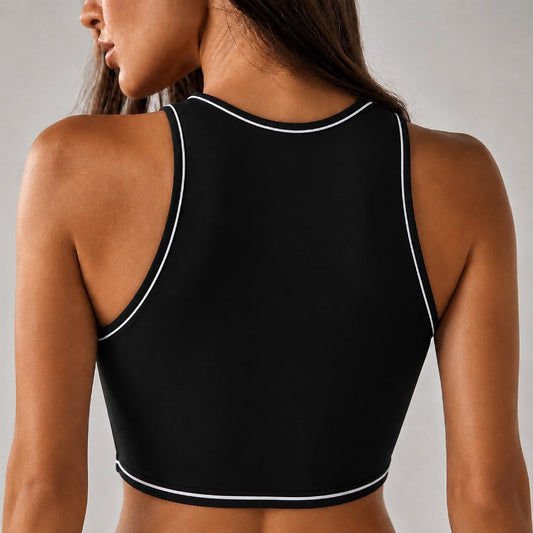 High Neck Training Sports Bra