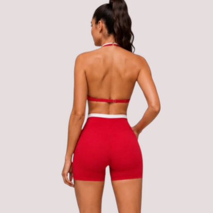 Gathering Yoga Vest Training Fitness Tight Bra Sets