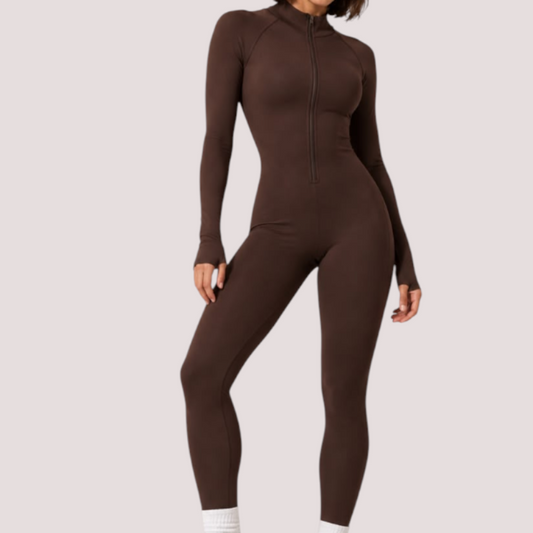 Zip Front Training Jumpsuit